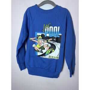 Sun Sun Sun Vintage Crewneck Kids Sz 8 Skateboard Sweatshirt 1980's USA Made